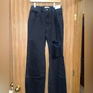Abercrombie Black Distressed Women’s Jeans